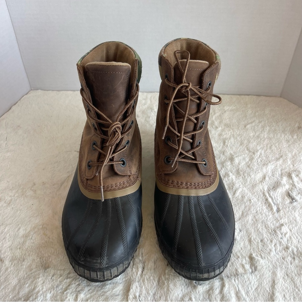J. Crew X Sorel Cheyanne Tobacco Men's Boots Size 10.5 - Picture 3 of 9